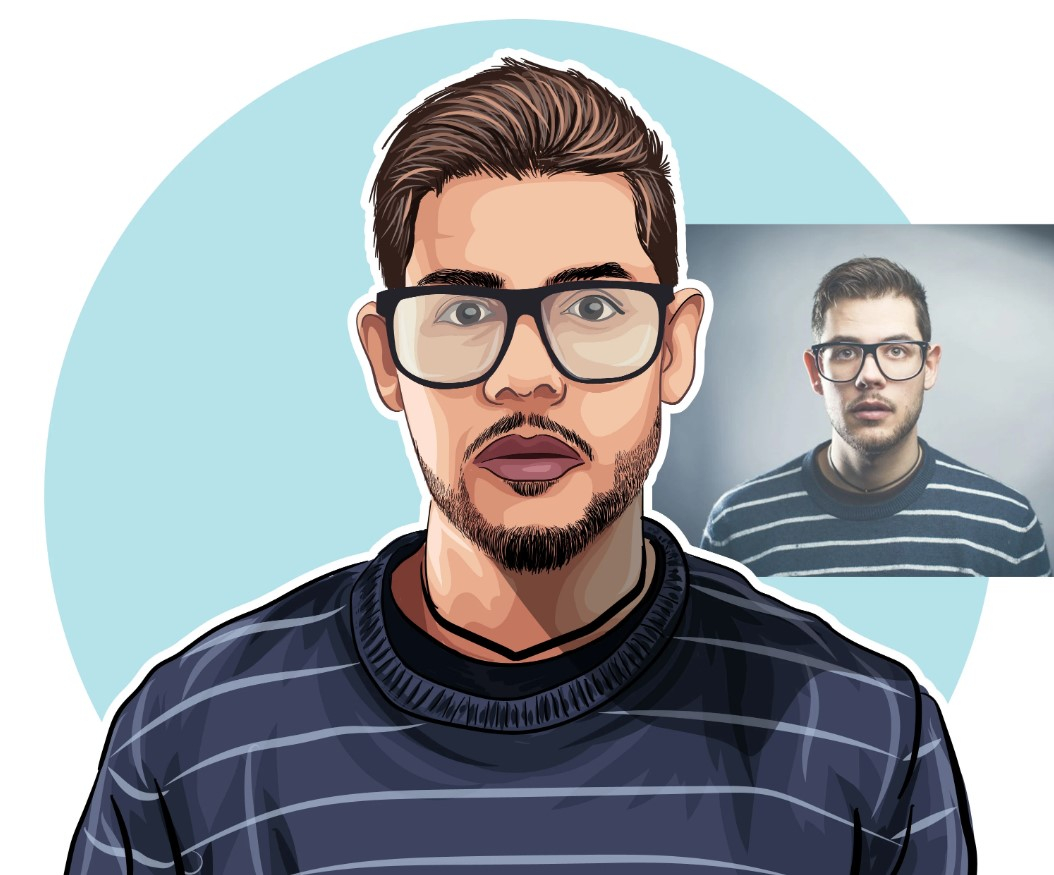 I will draw clip art, fashion illustration or portrait in my style
