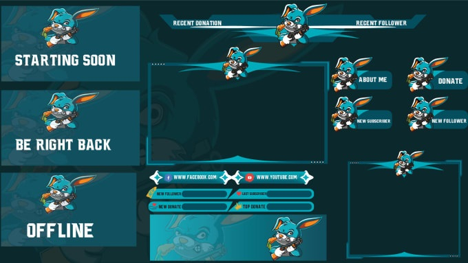 I can craft professional twitch logo