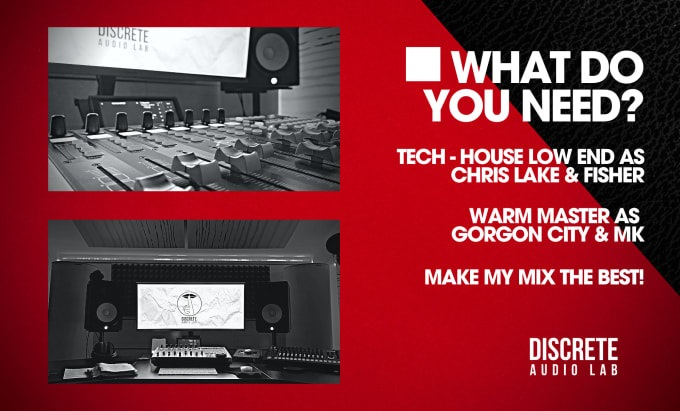 I can do mixing and mastering for music