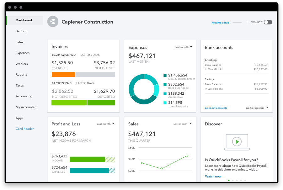 I will do bookkeeping in Quickbooks Online