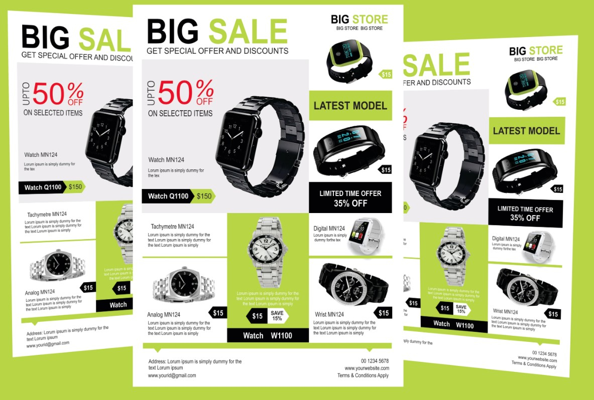 I will design professional product sale and promotion or advertisement flyer