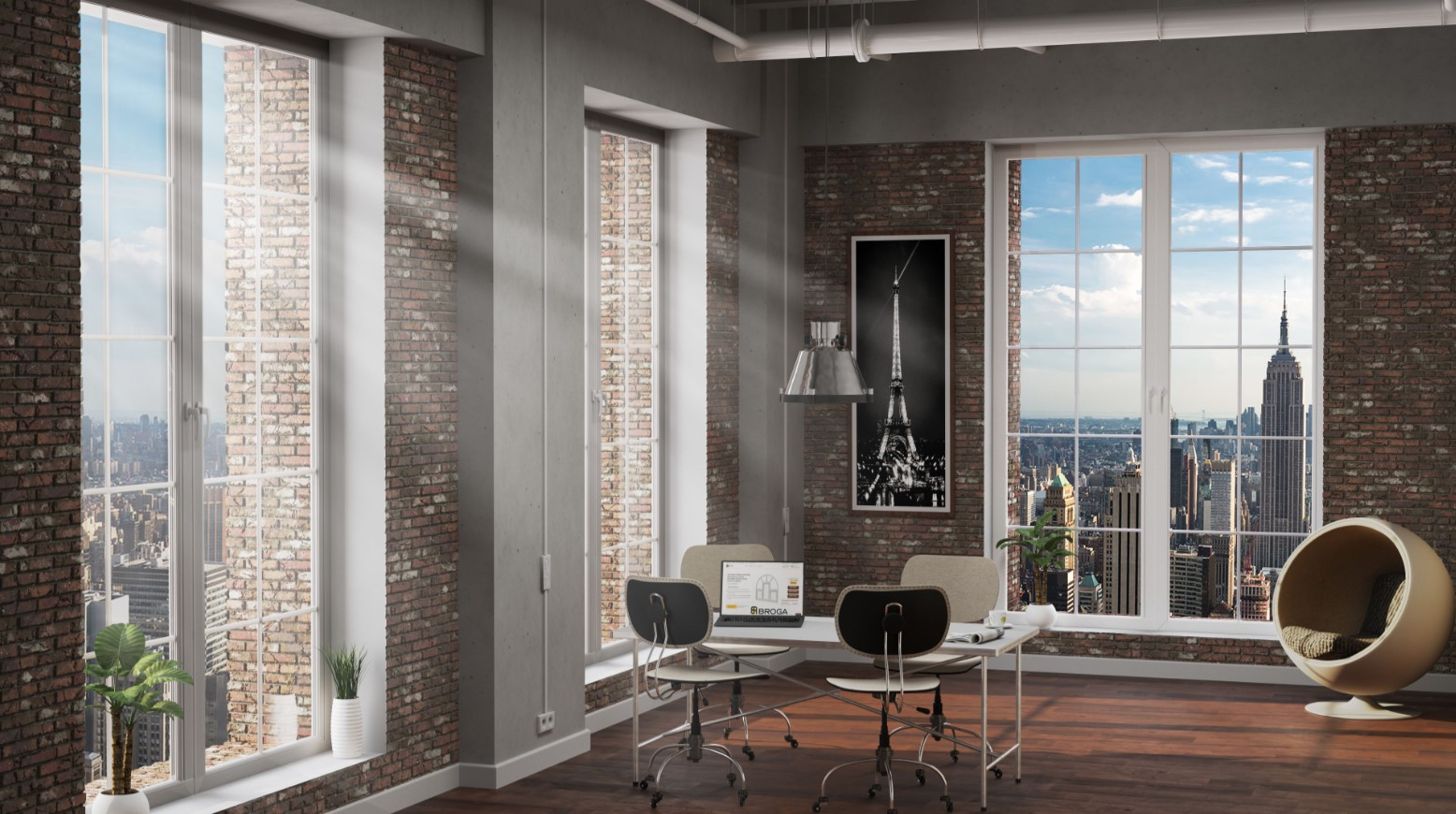 I will do interior design with realistic render for your space