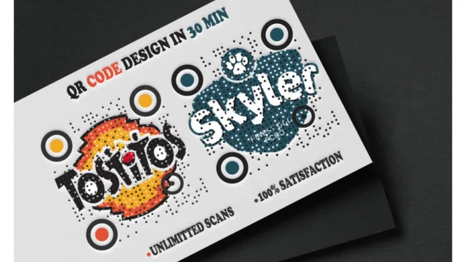 Design custom professional qr code with logo