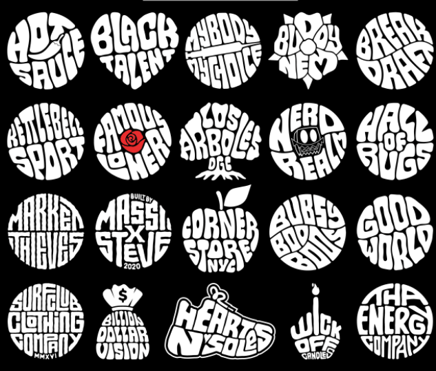 I can create a typographic logo design according to my style