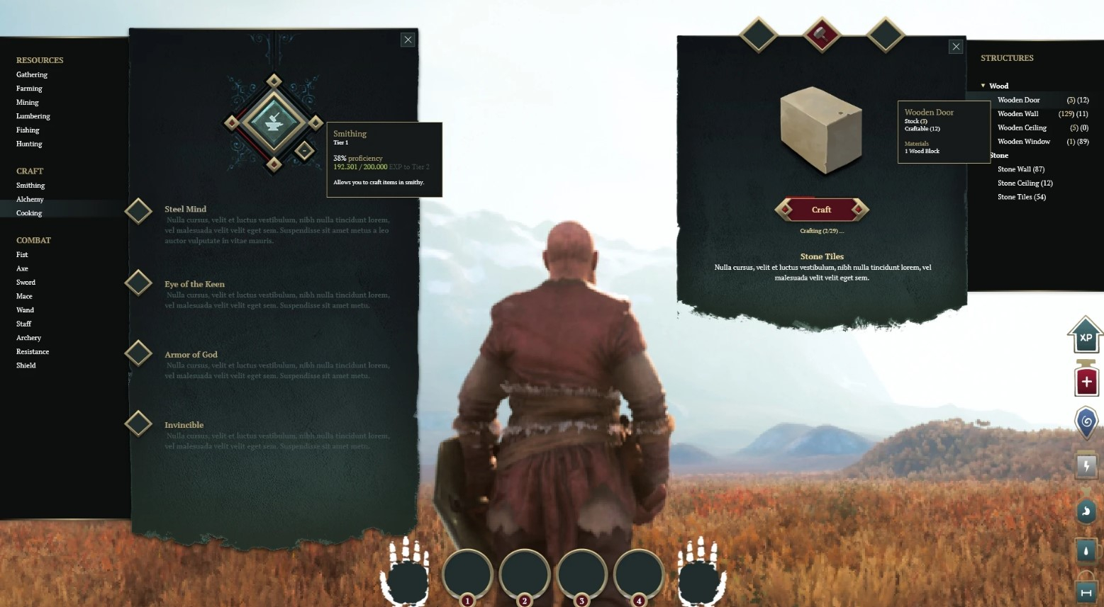 I will design game UI for your game development