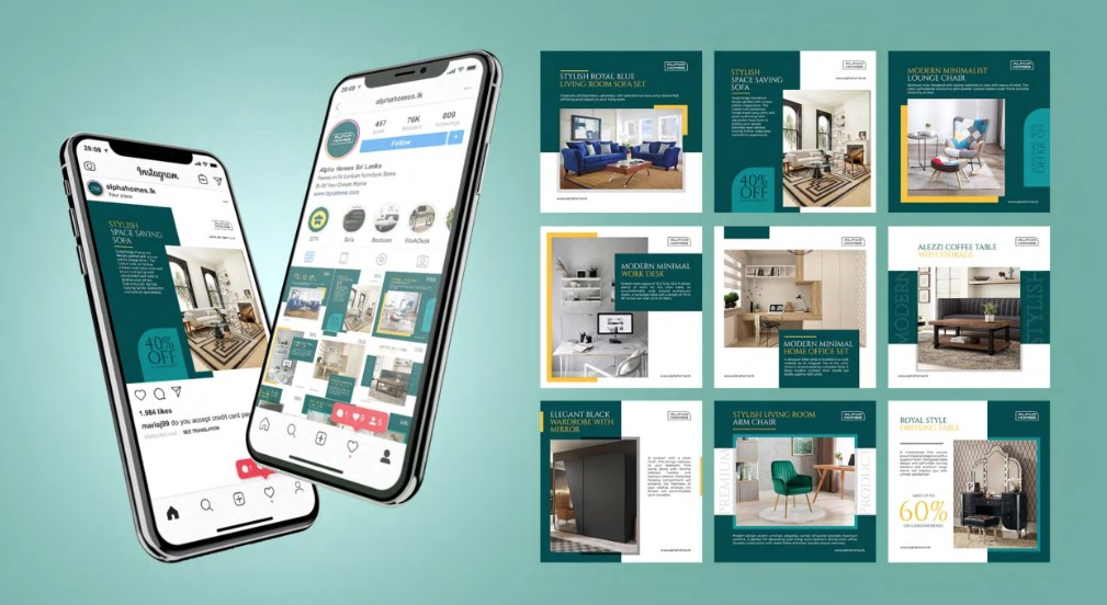 I will design social media posts, ads, stories for facebook and instagram