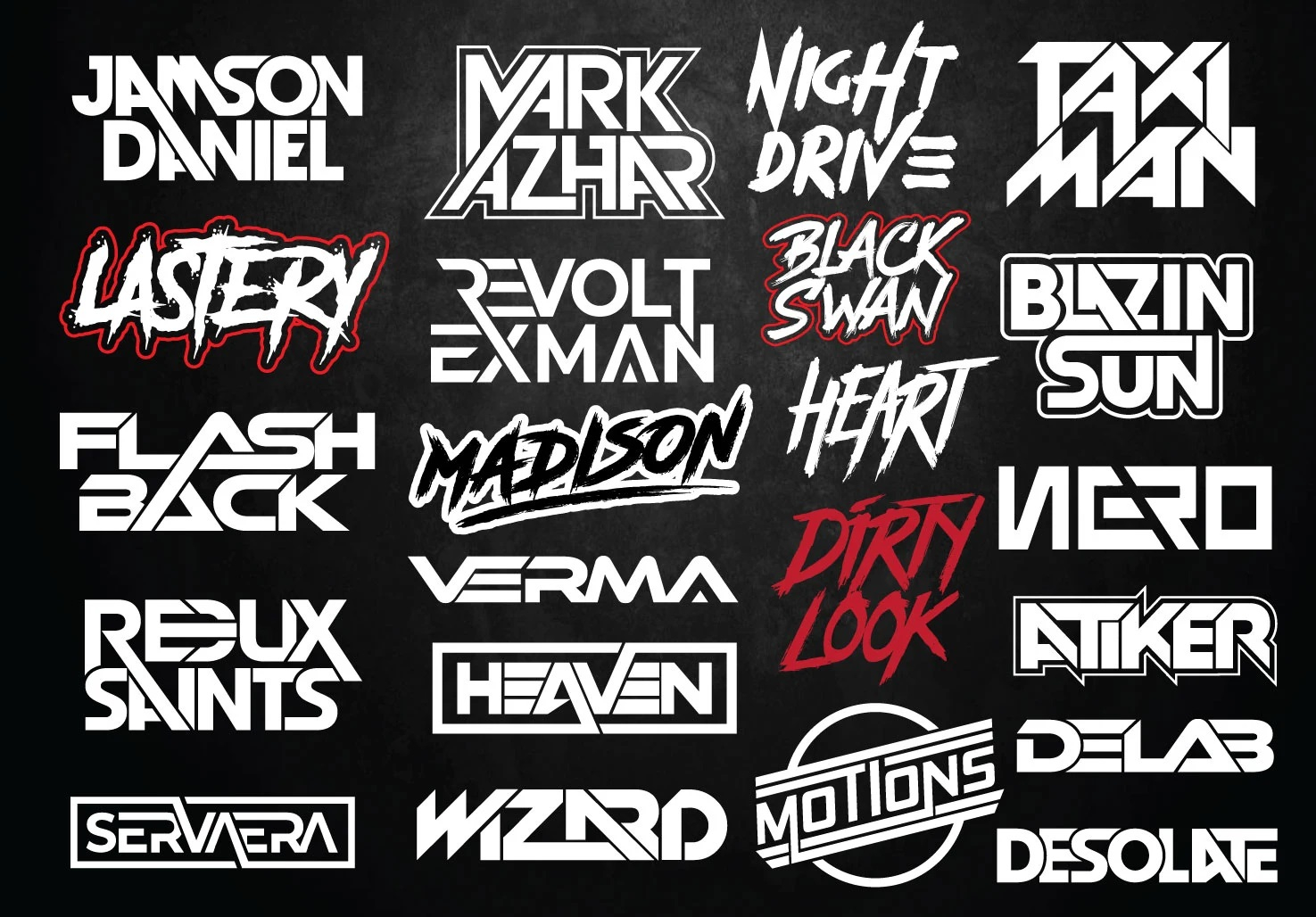 I will design dj, hip hop, music, band