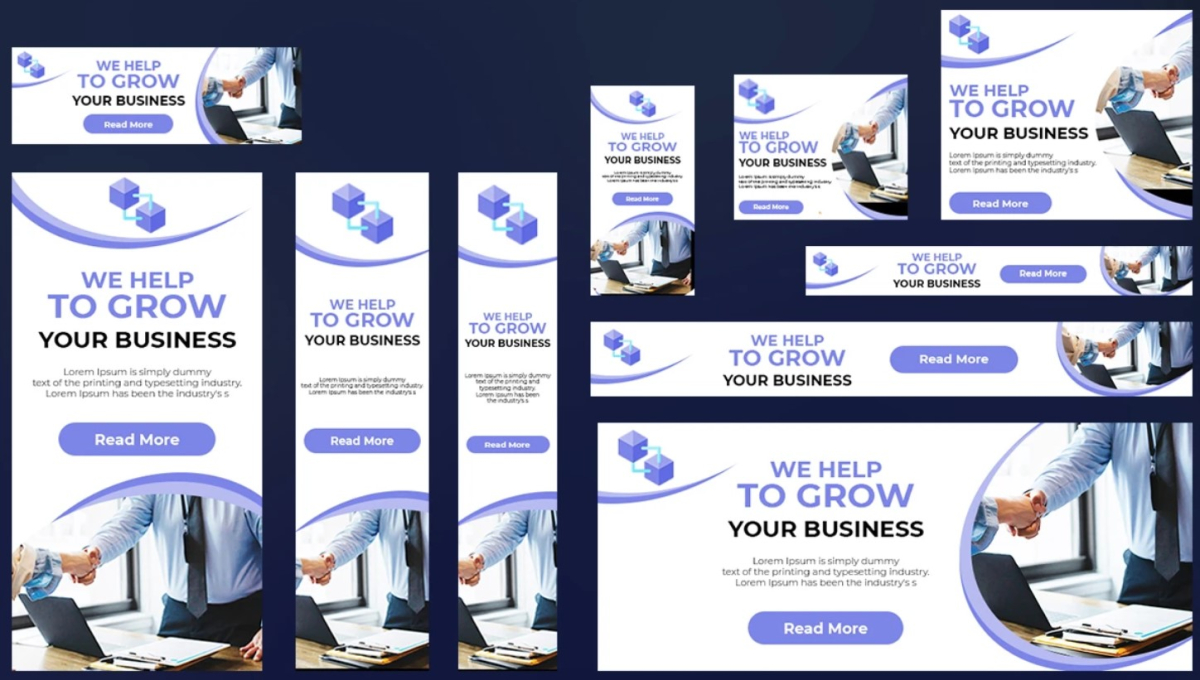 I will design google ads banners, website hero banners, web banner