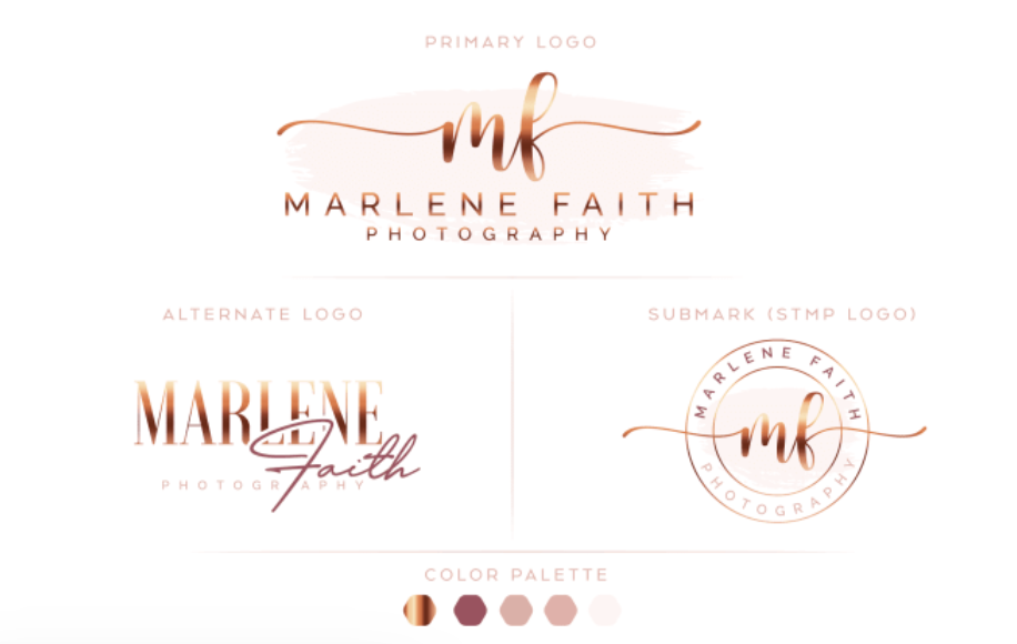 I can create an elegant or feminine logo design