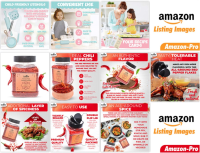 I will design Amazon product images for listings