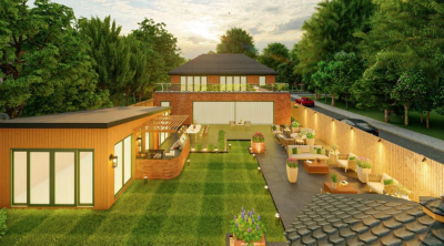 I will do 3d site plan, garden, courtyard and landscape design