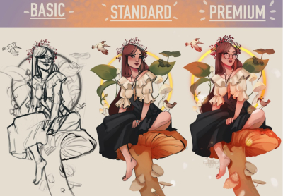 I will illustrate your oc or dnd character