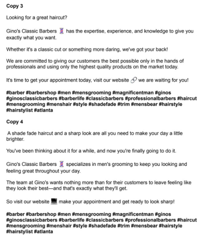 I will copywrite for your social media high quality content