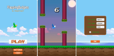 I will create a game in the style of Flappy Bird