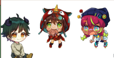 I can draw cute chibi in anime and manga style