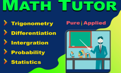 I will help you solve problems in pure, applied mathematics