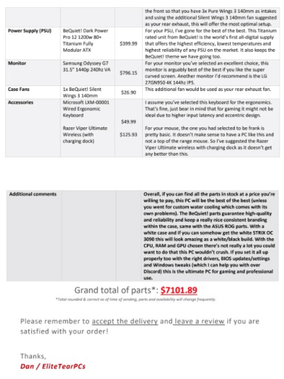 I will be your custom PC build guide