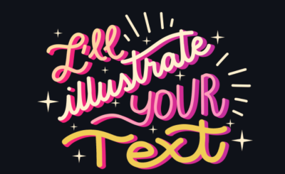 I will illustrate your text in the style of handwriting