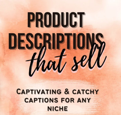 I will write powerful product descriptions in German