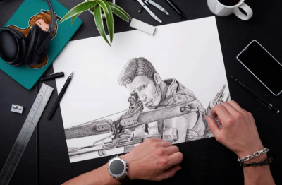 Draw pencil sketch portraits and illustrations