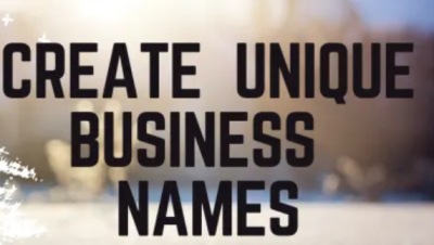 I can brainstorm a unique business, a brand name with an accessible domain