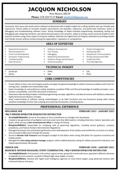 I will provide professional resume writing and cover letter writing