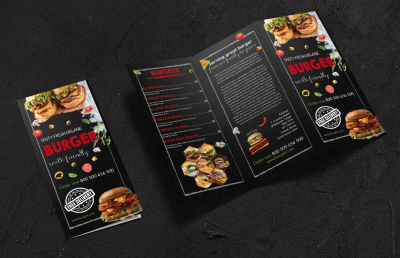 I will design creative awesome restaurant menu food menu