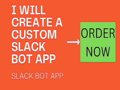 Create a custom slack app, bot for you