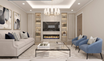I will create 3d realistic interior visualization