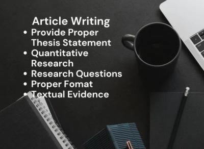 I can write english literature quality articles