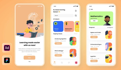 I will design mobile app UX UI