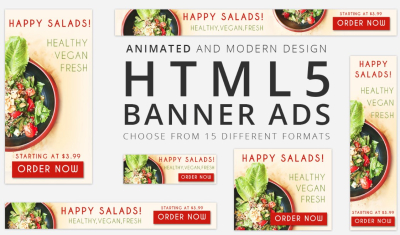 I will design animated HTML5 banner ads for Google display ads
