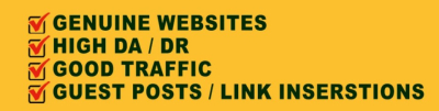 I will do genuine blogger outreach for niche edits and guest posts