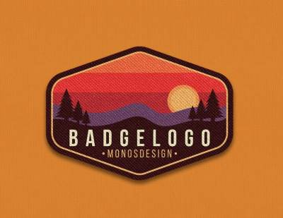 Create retro vintage badge design for t shirt and logo