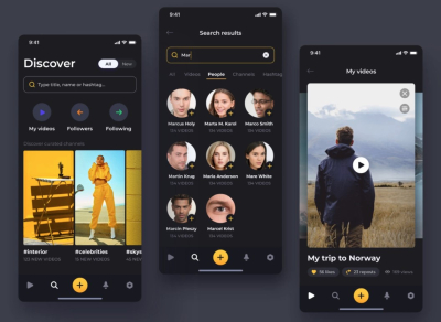 Develop Social Networking app, social media platforms