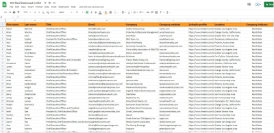 I will do email list building