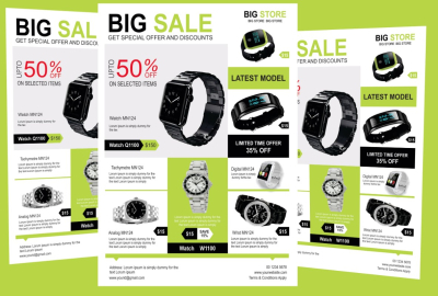 I will design professional product sale and promotion or advertisement flyer