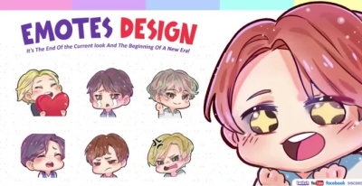 I can create cute animated twitch emote