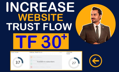 majestic trust flow increase ranking tf 30 plus