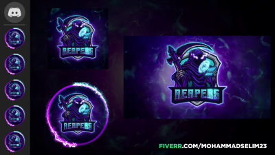 create animated discord logo, discord banner animation, pfp, icon