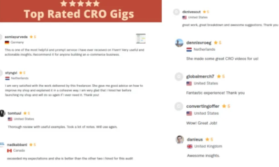 I can conduct a UX video audit on your site