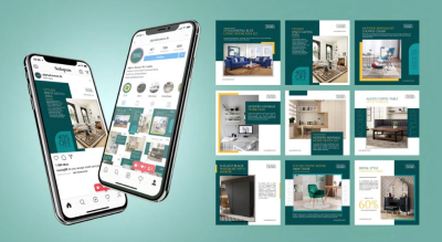 I will design social media posts, ads, stories for facebook and instagram