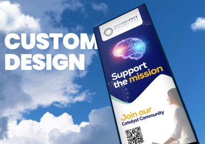 I will design roll up banner, billboards and signage