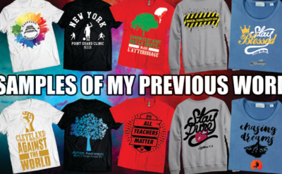 I can create a typographic design