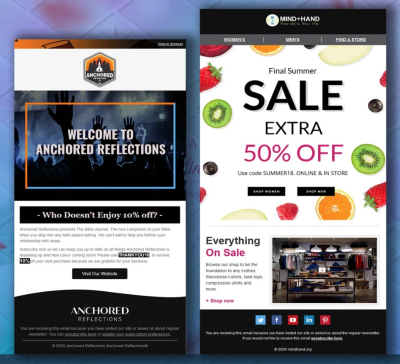 I will design responsive editable mailchimp email template