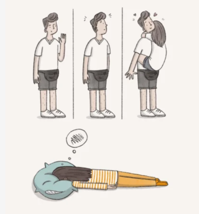 I can draw an illustration for your blog, website