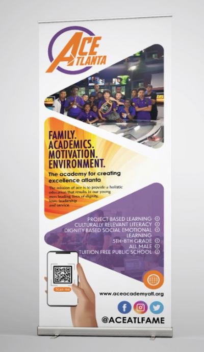 I will do roll up banner design