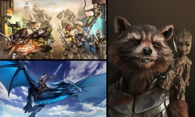 I can draw professional concept art