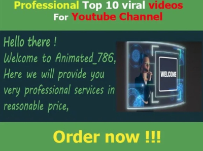I will make a selection of top 10 for YouTube
