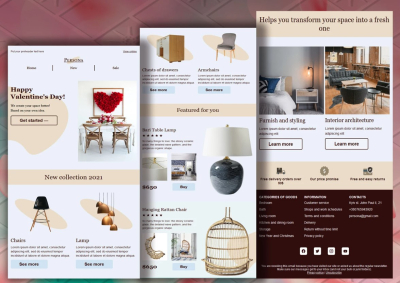 I will design responsive editable mailchimp email template